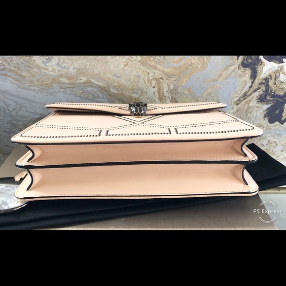 Sold Bulgari Serpenti Forever Quilted Studded Bag - Picture 5 of 8